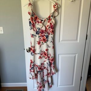 Floral Dress, high-low, great quality